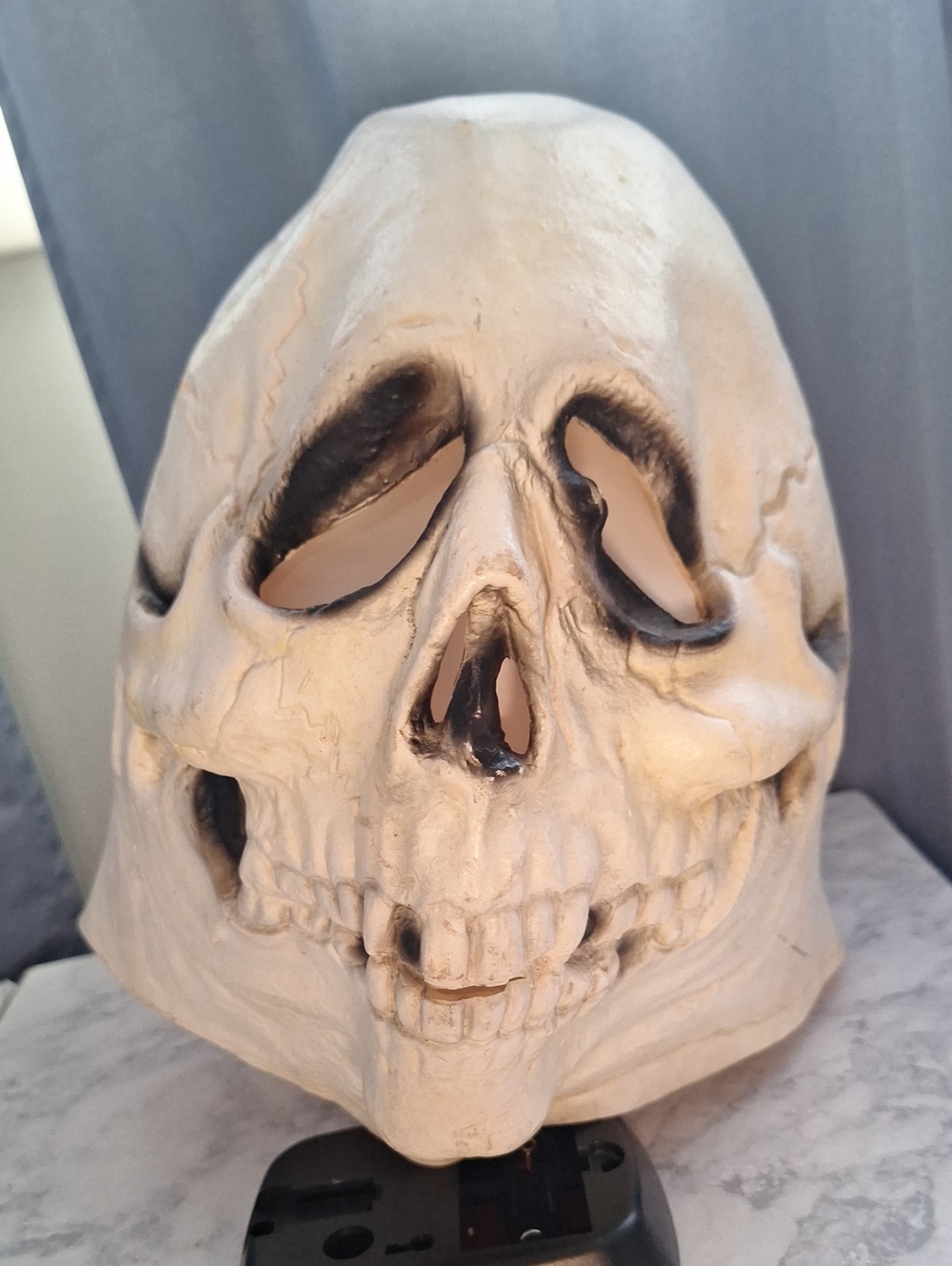 Decorative Cream Skull Heavy Plastic Mask